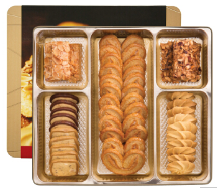 香港美心三重奏盒曲奇饼干礼盒进口零食食品糕点