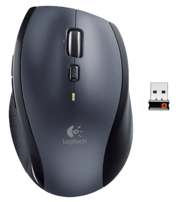 罗技（Logitech） M705无线激光鼠标 家用办公电脑笔记本通用 黑色 