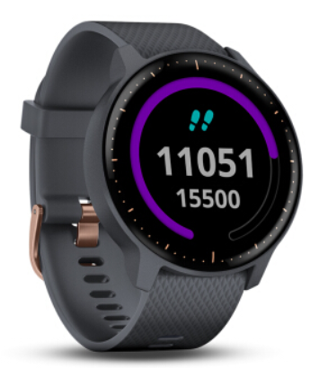 佳明（GARMIN）VA3 蓝色 Music音乐版智能手表 男女跑步腕表 骑行户外游泳运动表 睡眠监测防水支付手表