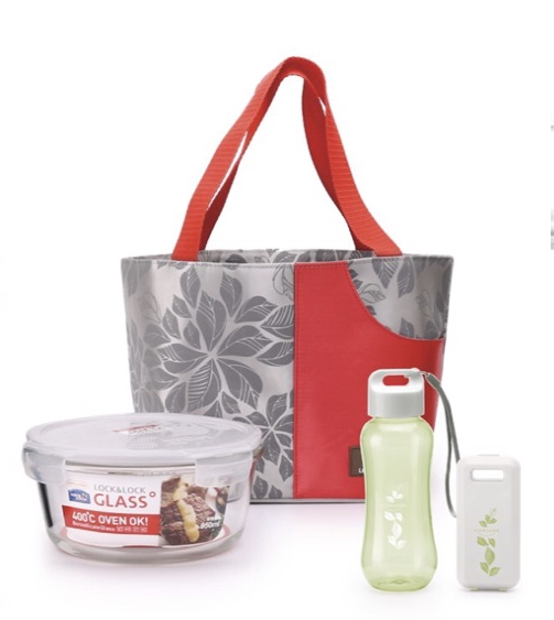 乐扣四件套（型号：LLG929FU贝贝加尔拎袋组合四件套）