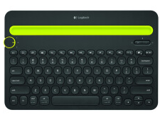 罗技（Logitech）K480 多设备蓝牙键盘 平板电脑键盘 手机键盘 黑色